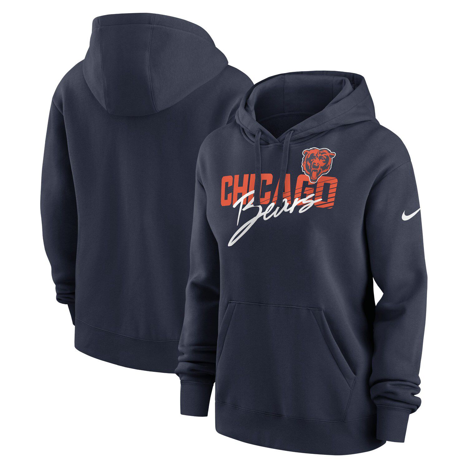 

Женский флисовый пуловер с капюшоном Nike Chicago Bears Wordmark Club темно-синего цвета Nike, Синий, Женский флисовый пуловер с капюшоном Nike Chicago Bears Wordmark Club темно-синего цвета Nike