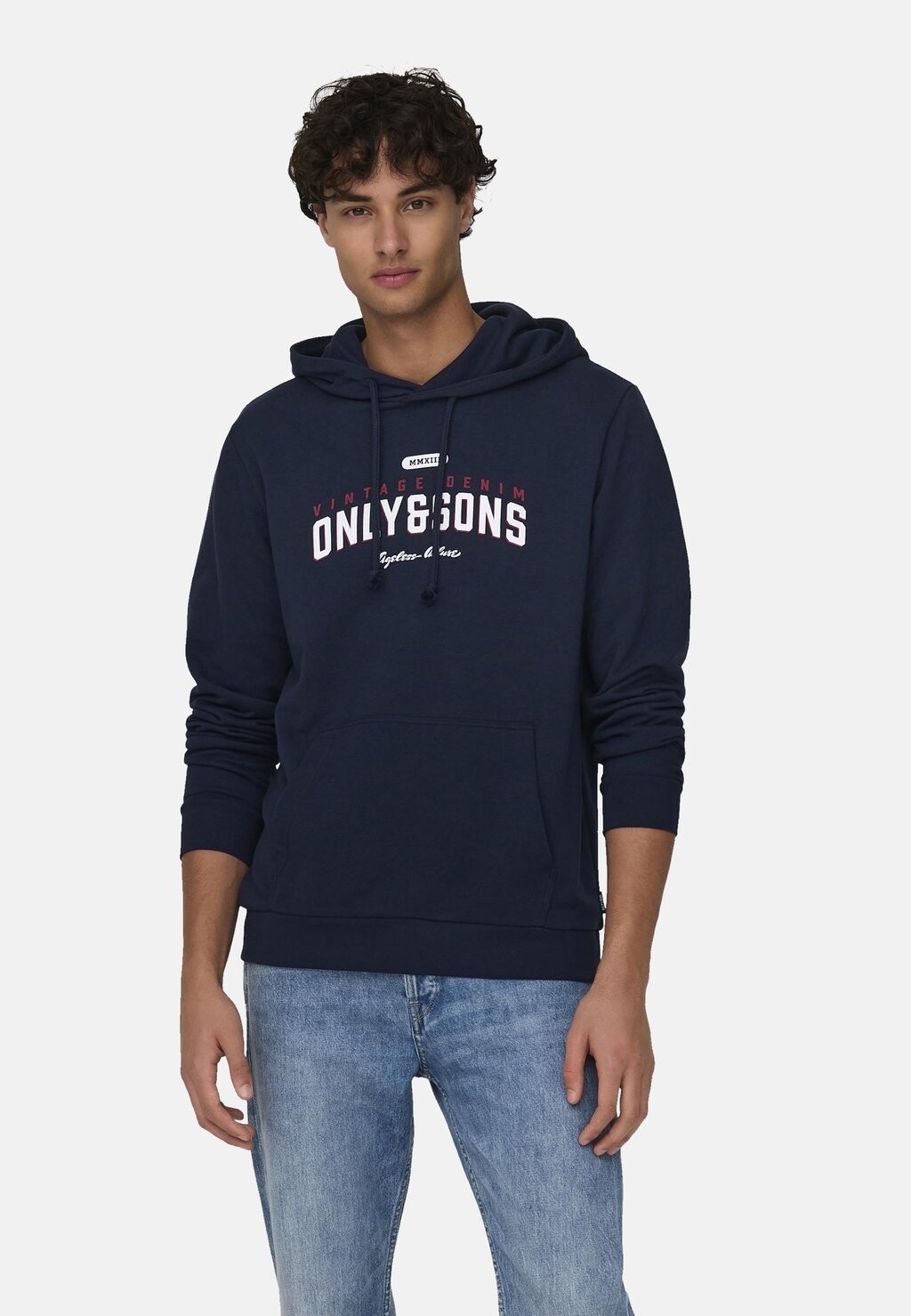 

Толстовка LENNY REG VINTAGE MIT Only & Sons, темно-синий