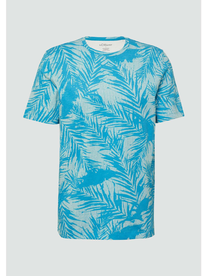 

Футболка цвета 62A1_пастельно-бирюзовый s.Oliver, Зеленый, Футболка цвета 62A1_пастельно-бирюзовый s.Oliver