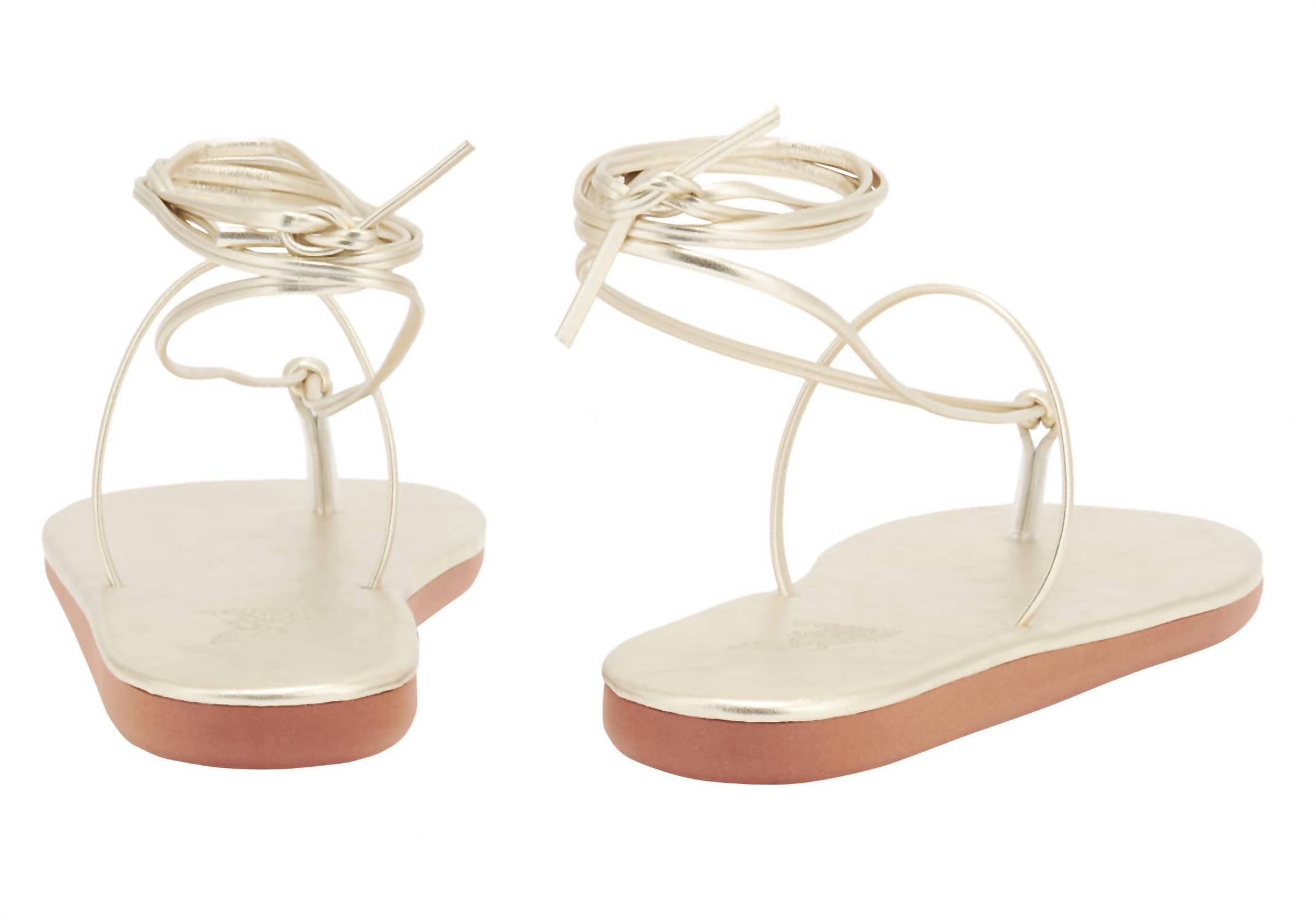 Женские шлепанцы Chordi цвета платины Ancient Greek Sandals, цвет platinum — фото 4