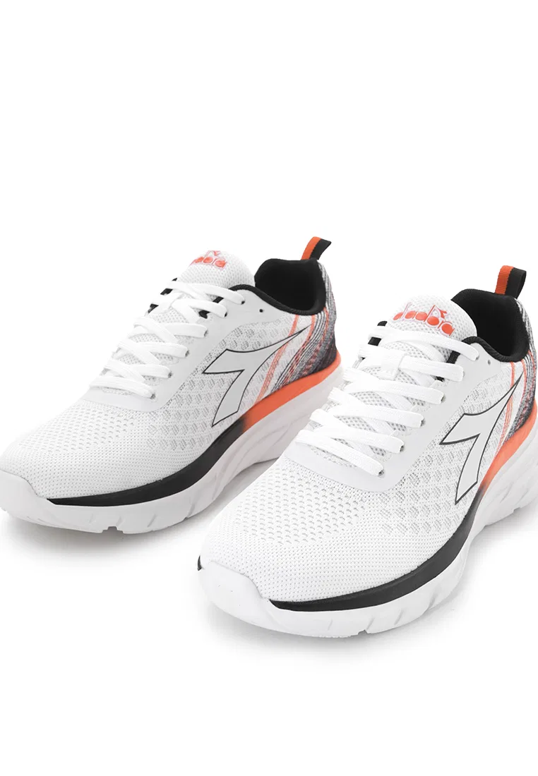 Кроссовки мужские спортивные, Parlow Diadora, белый/оранжевый — фото 2