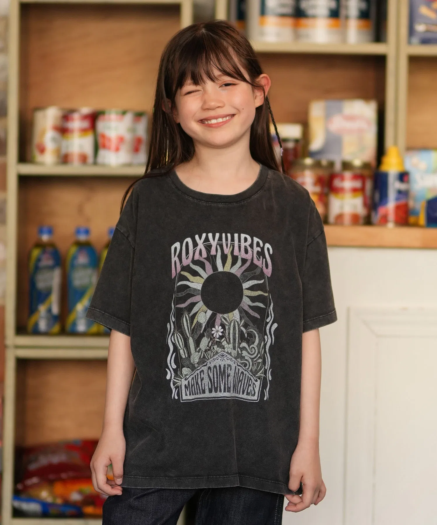 Детская футболка Roxy MINI ROXY VIBES TST261116