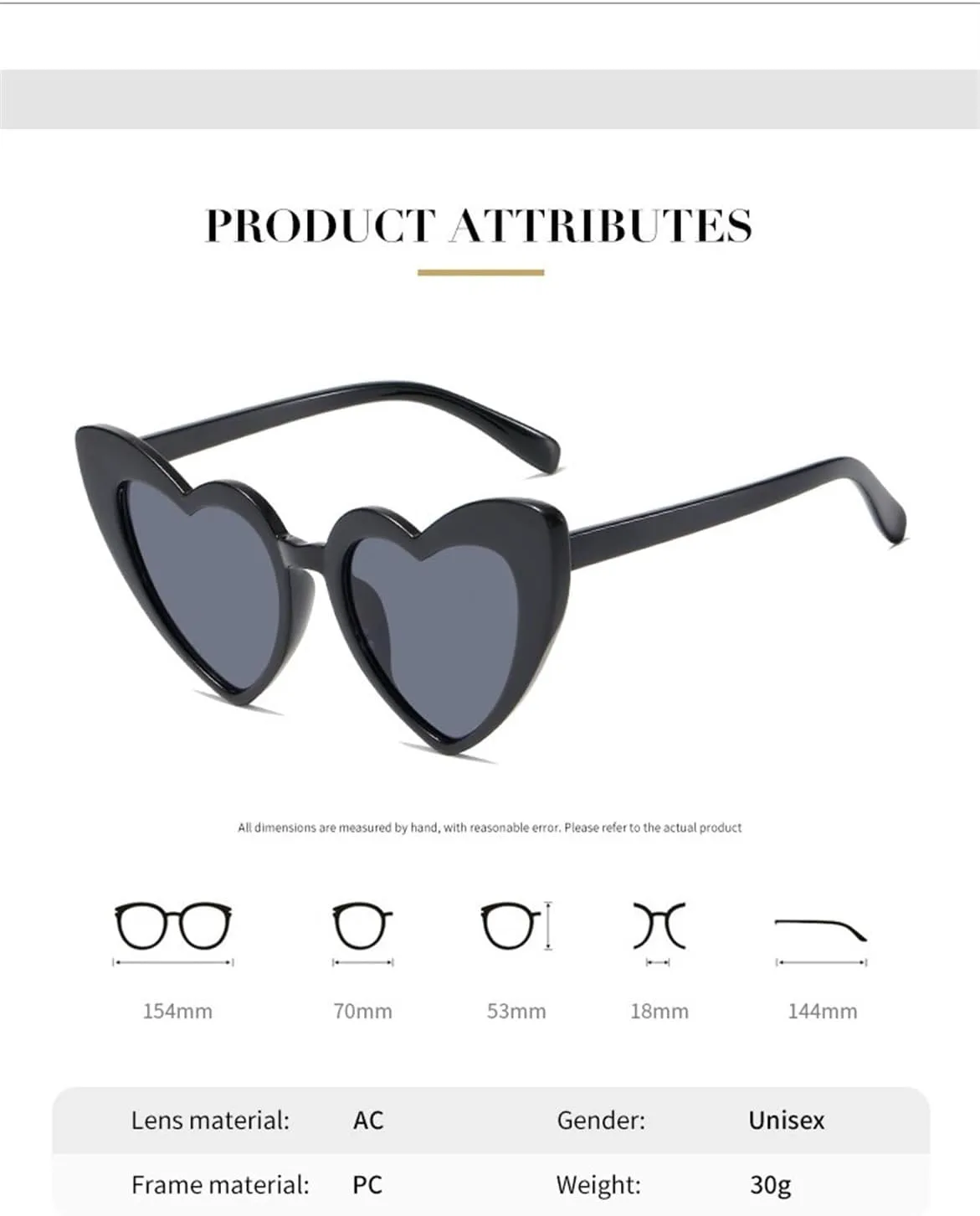 

Женские солнцезащитные очки для пляжной вечеринки, для отдыха на природе, мужские — для поездок на работу, декоративные солнцезащитные очки Generic, Black