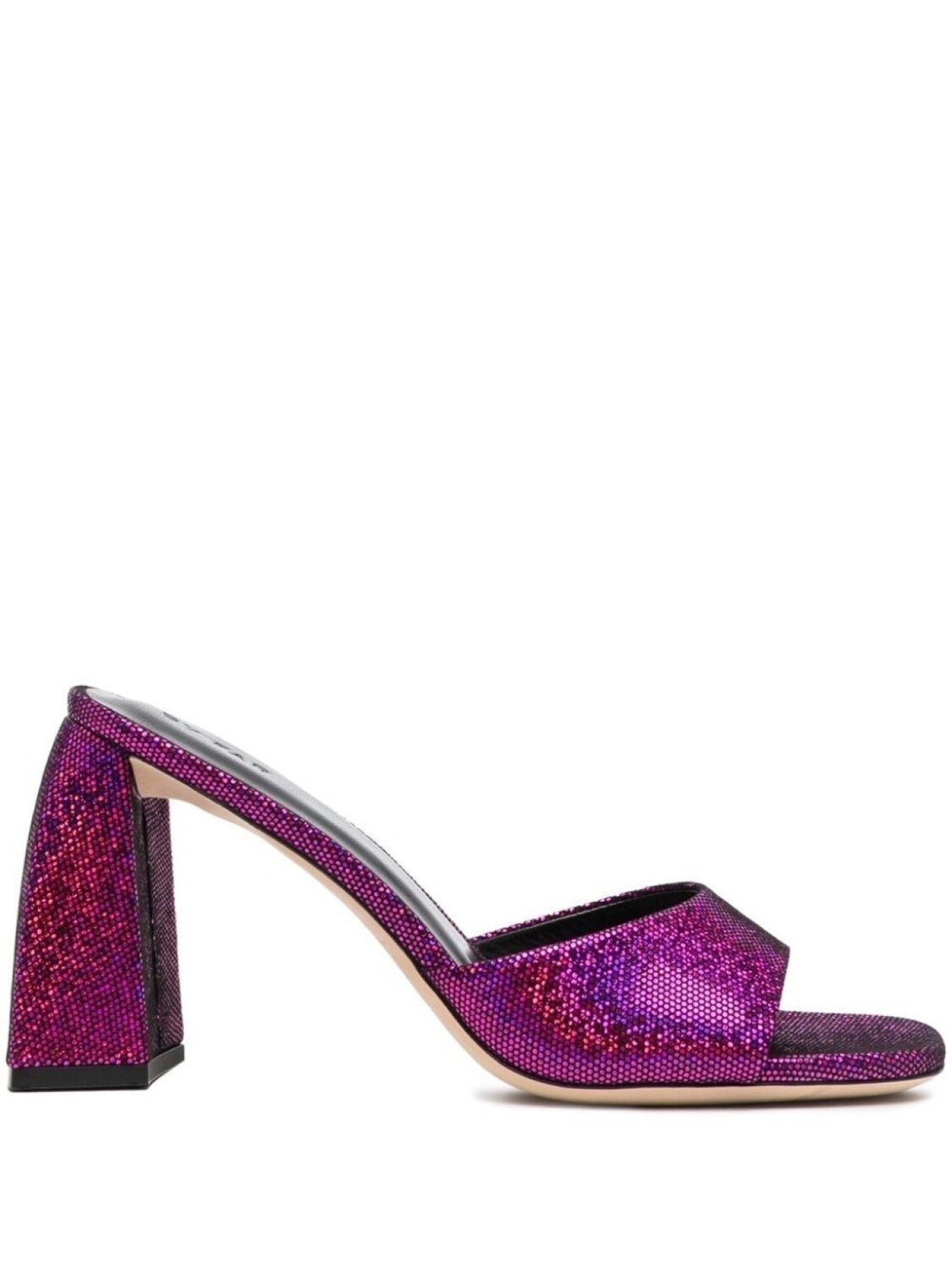 BY FAR Michele 90mm mules, розовый