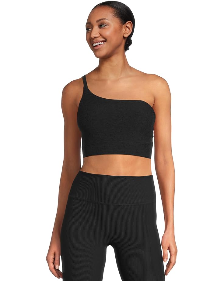 

Бюстгальтер Beyond Yoga Spacedye One Shoulder Long Line Light Support Bra, цвет Darkest Night