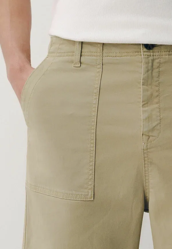 Шорты Next Regular fit garment dyed fatigue jort shorts, камень — фото 4