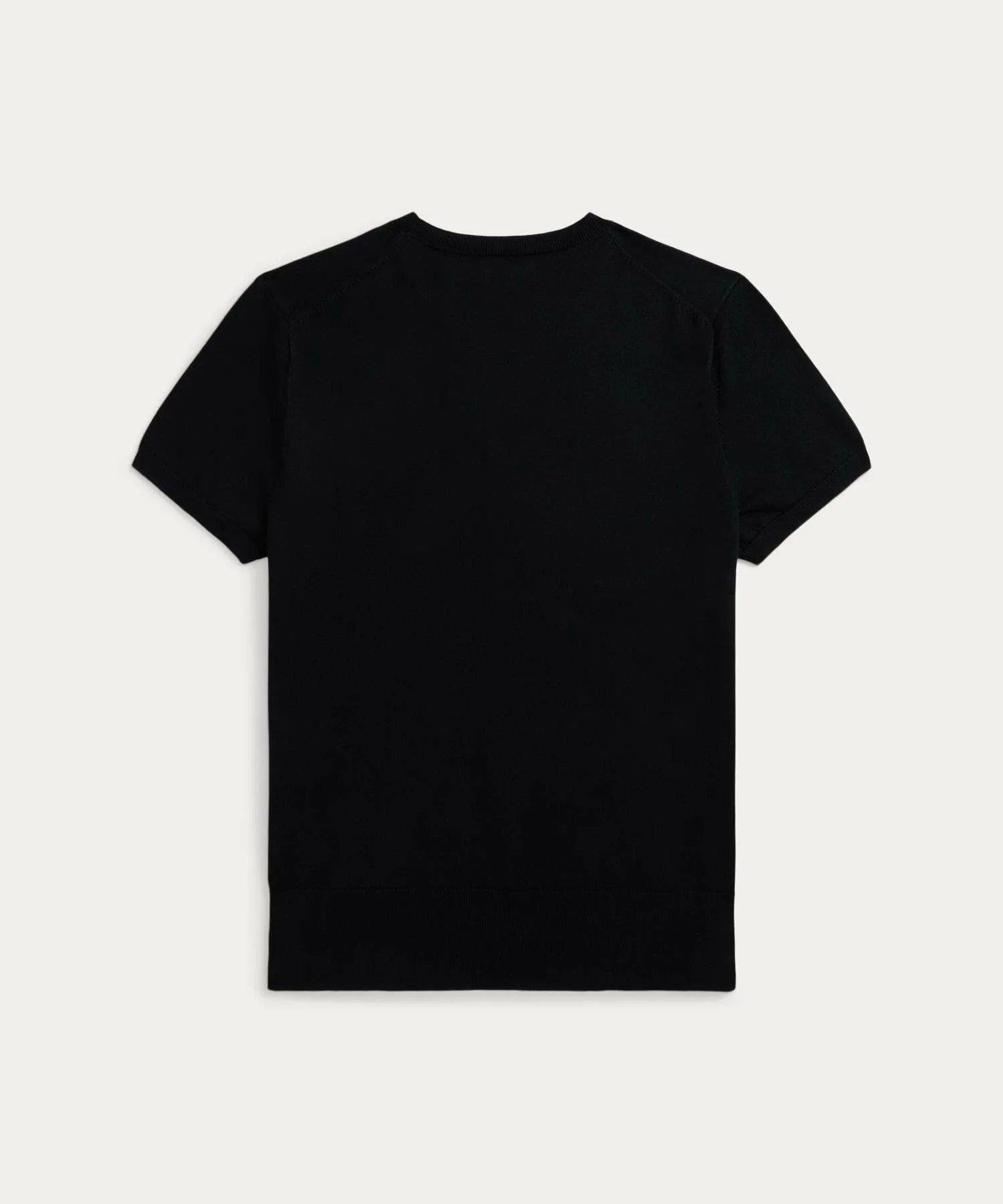 Свитер с коротким рукавом и круглым вырезом Polo Ralph Lauren, 001 Black — фото 2