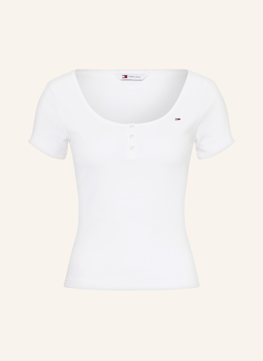 

Рубашка Хенли Tommy Jeans, белый