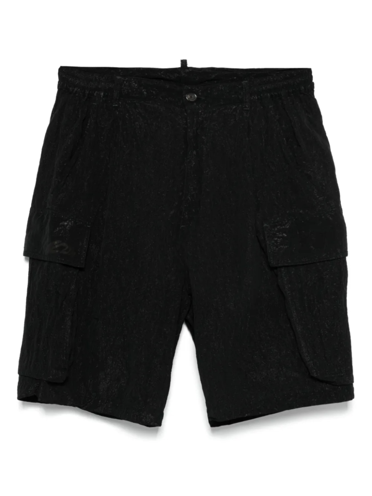 

DSQUARED2 фактурные шорты карго, черный