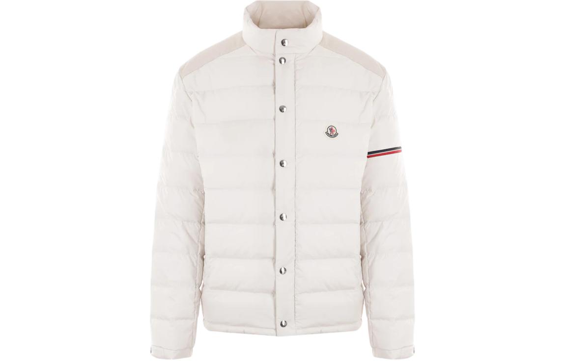 

Пуховик мужской белый Moncler