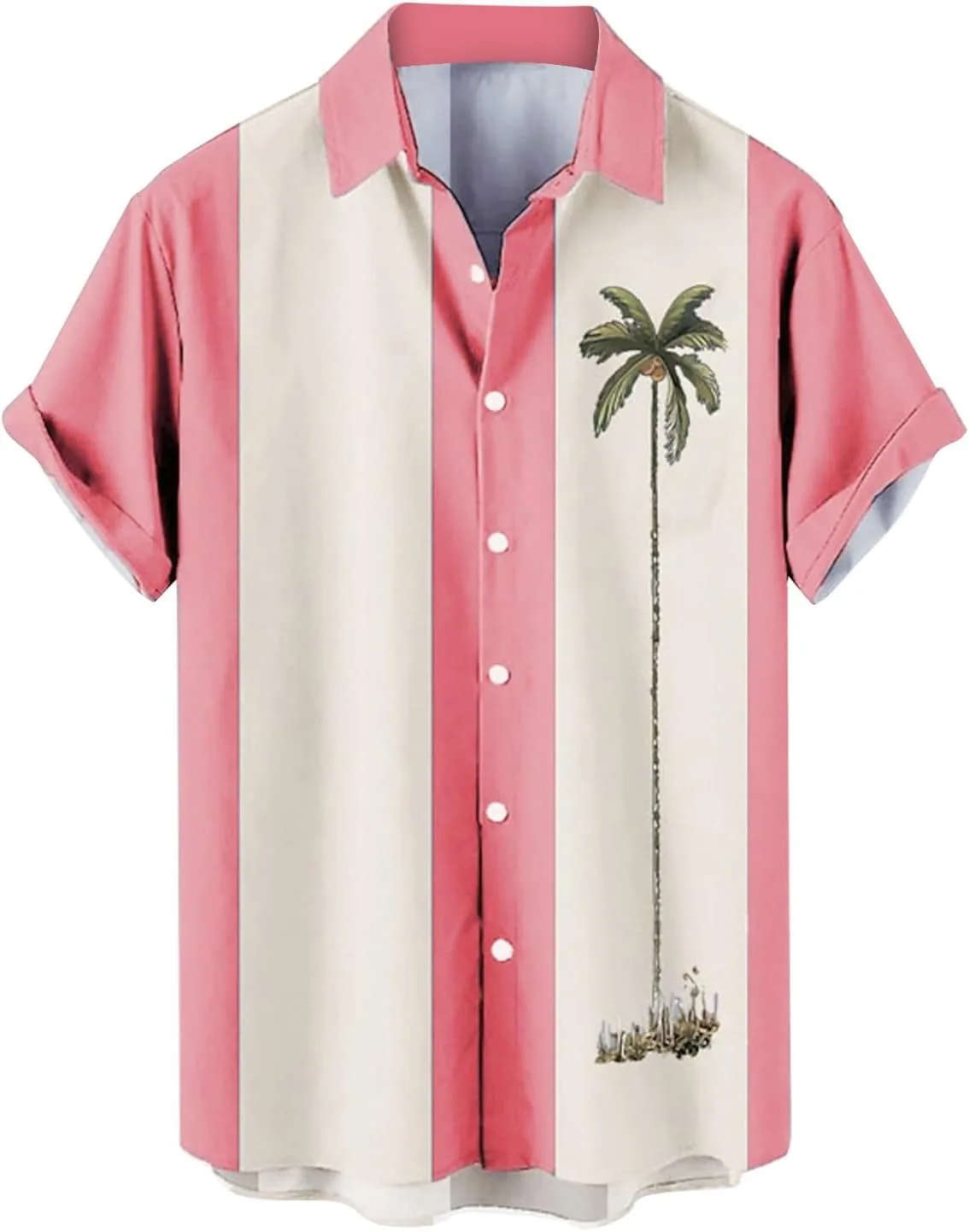 

Мужская гавайская рубашка с коротким рукавом big tall, цветной блок с принтом в виде нот HJINGSUN