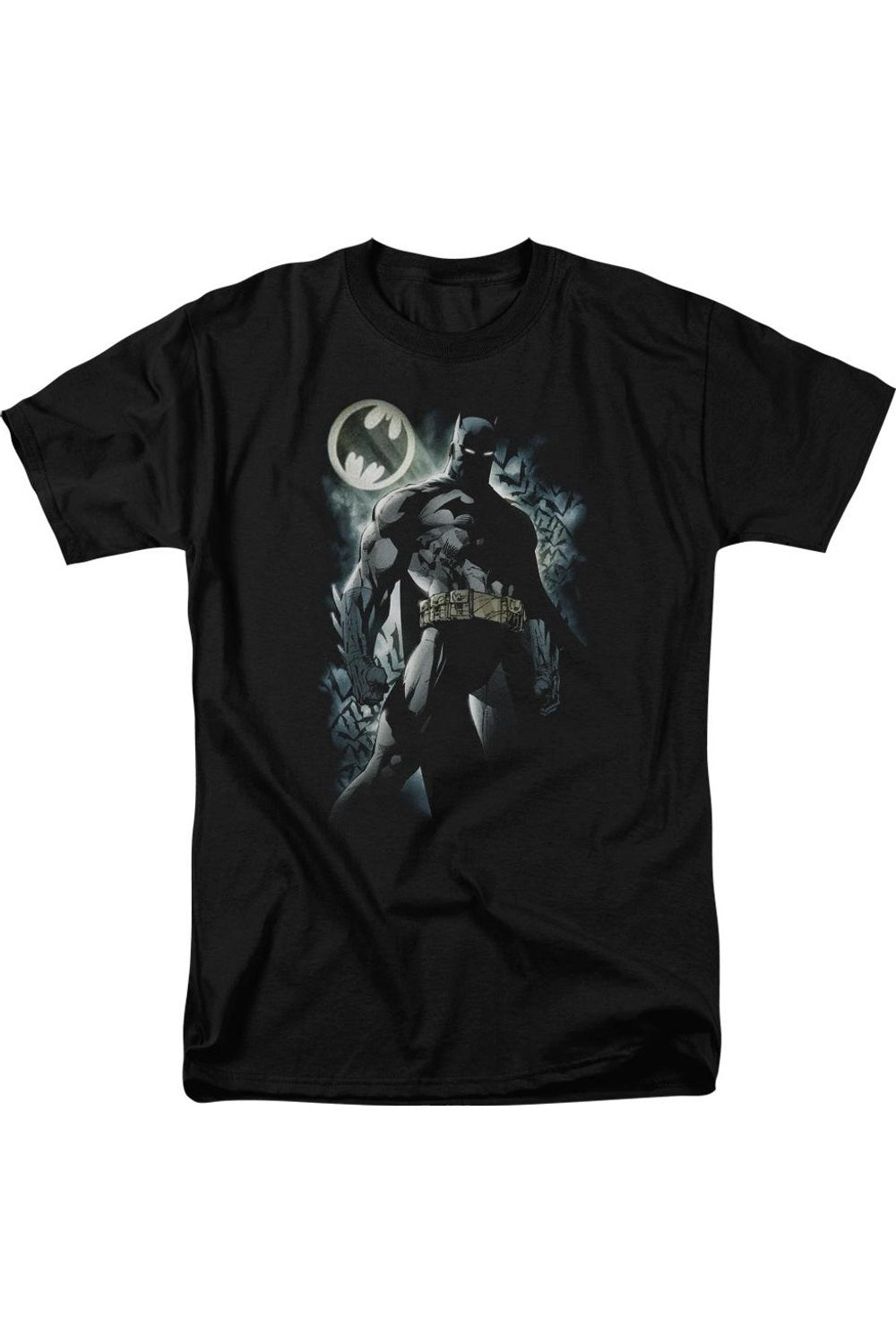 

Футболка с коротким рукавом для взрослых Batman The Knight Gildan, черный