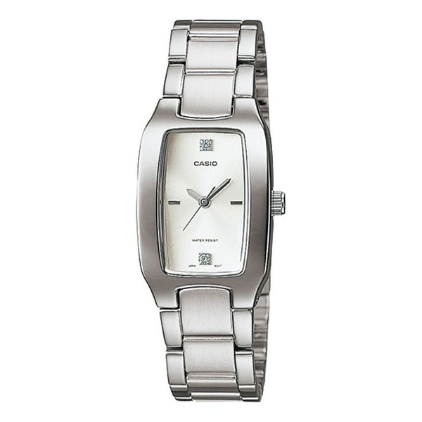 

Часы CASIO Metal HandsQuartz WhiteDial Plate Waterproof Silver Analog, цвет silver