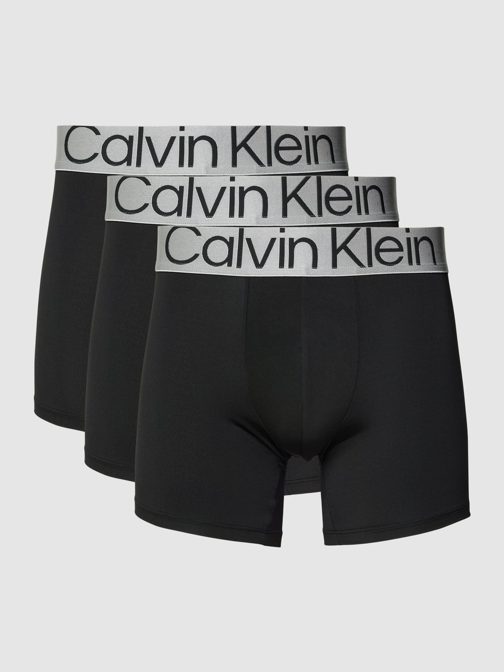 

Боксеры с эластичным поясом и логотипом в упаковке 3 шт Calvin Klein Underwear, черный