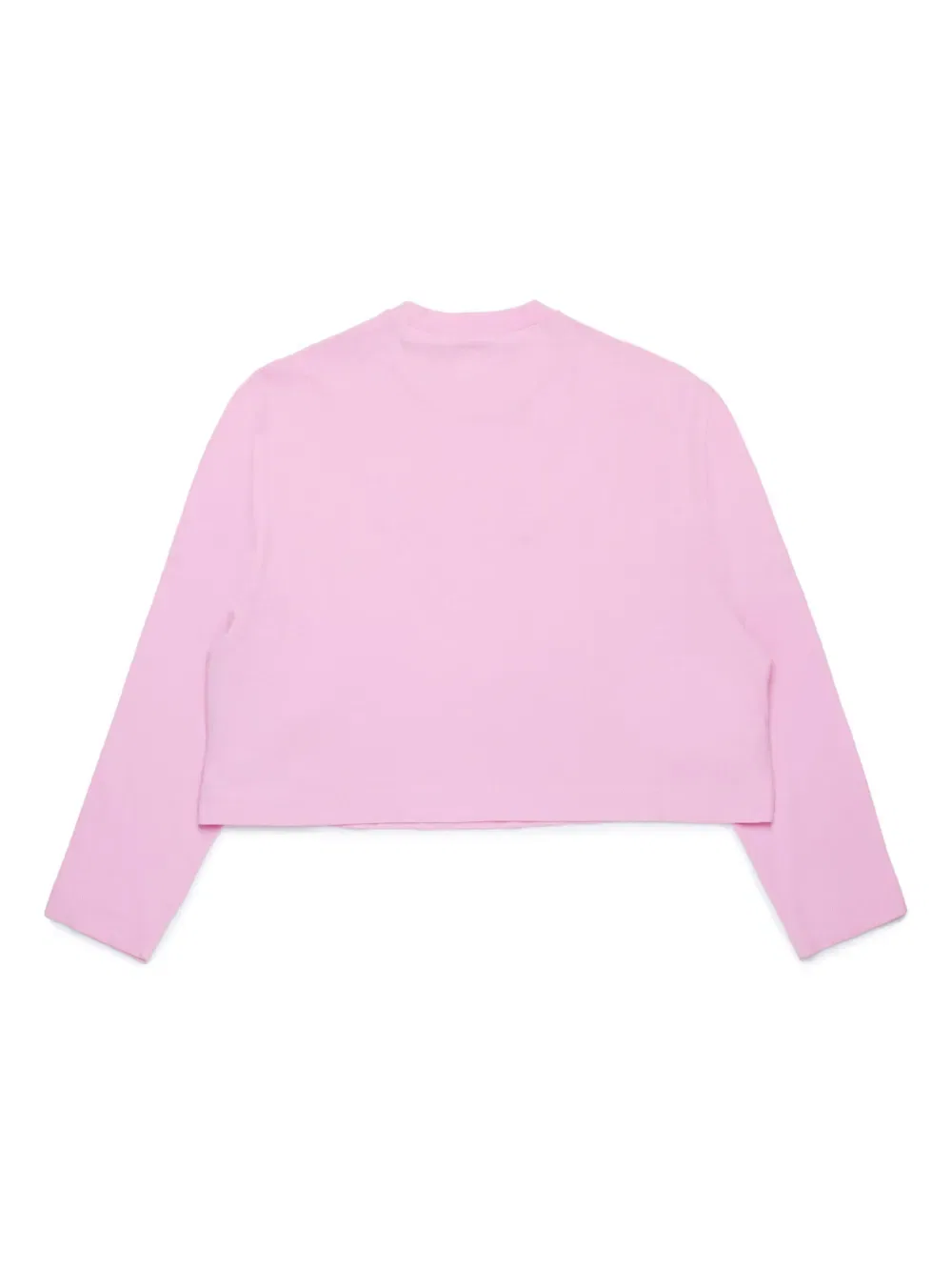 Хлопковая футболка с логотипом Marni Kids, розовый — фото 2