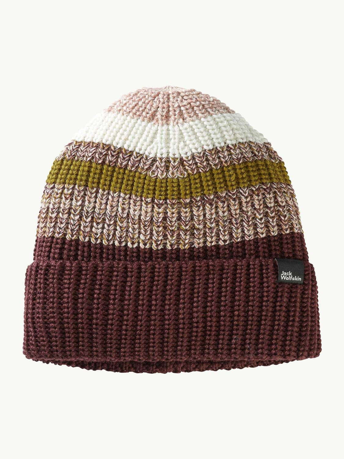 

Шапка Jack Wolfskin STRIPY WOODS BEANIE, разноцветный