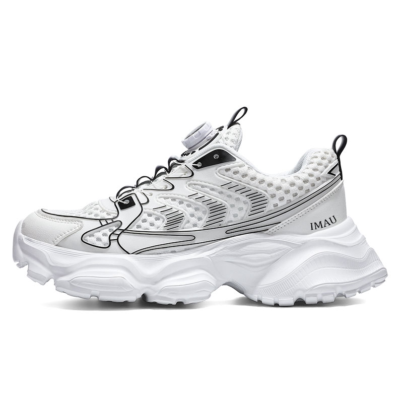 

IMAU Низкие массивные кроссовки унисекс белые, цвет White[L008]