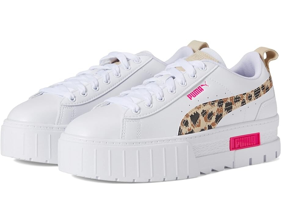 

Кроссовки PUMA Mayze Animal, цвет PUMA White/Granola