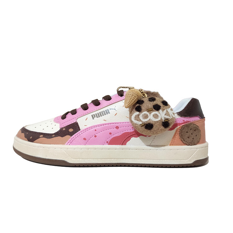

Кроссовки Puma Skateboarding Shoes Women's Low-top White/pink/brown, розовый