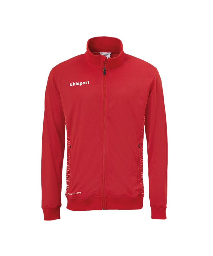 

Спортивная толстовка с капюшоном на молнии UHLSPORT, красный
