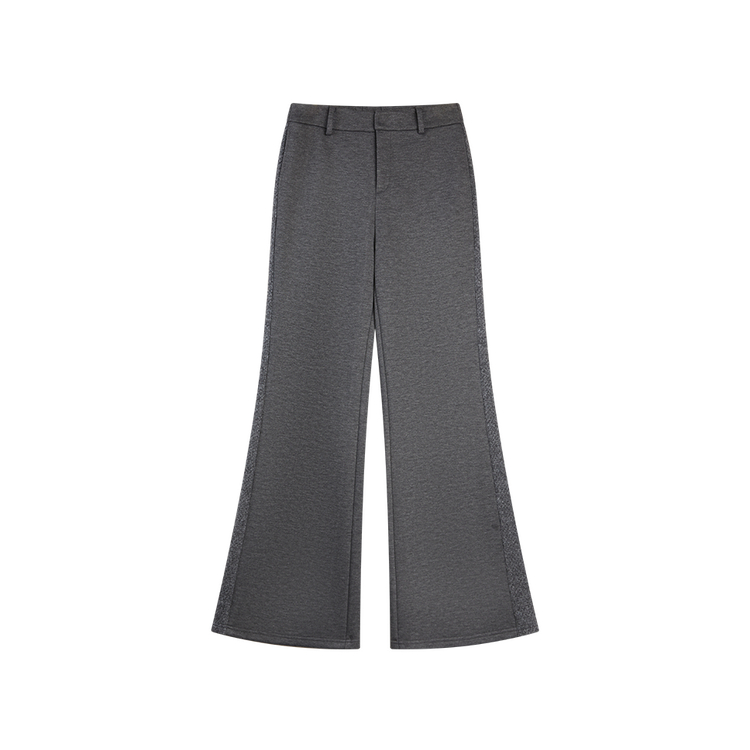 

Брюки Casual женские утепленные расклешенные ELLE, темно-серый