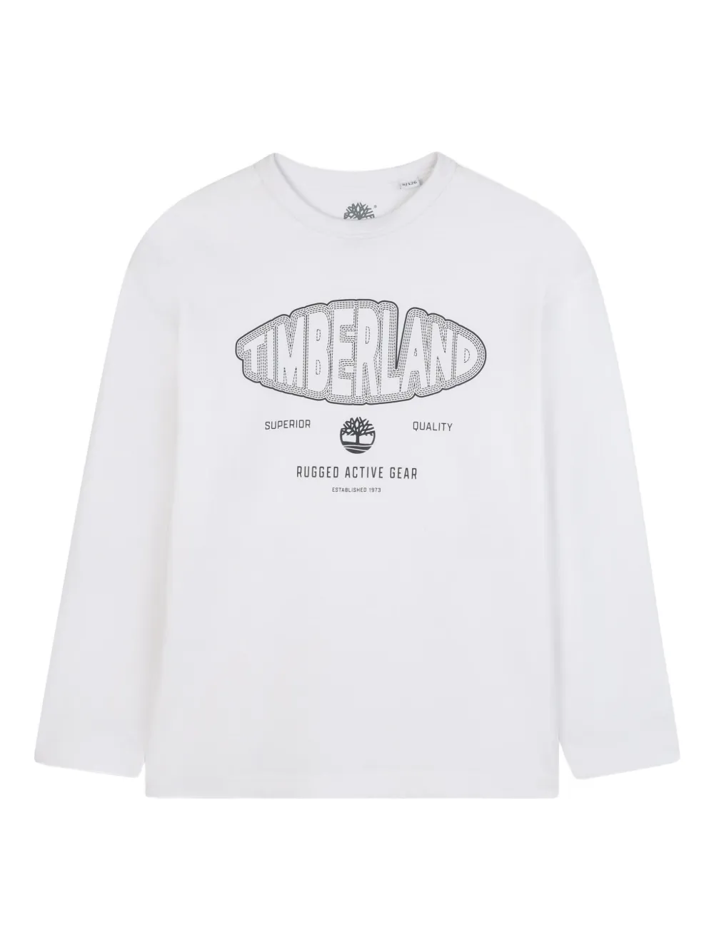 

Футболка с длинными рукавами и логотипом Timberland Kids, белый