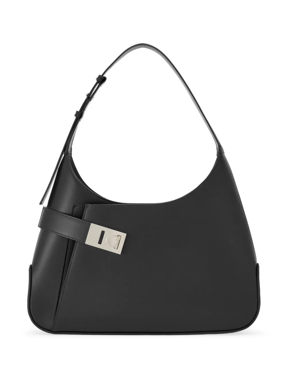 

Сумка через плечо Ferragamo Hobo с пряжкой Gancini Salvatore Ferragamo, черный