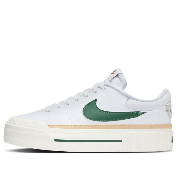 Кроссовки court legacy lift 'white sail fir' Nike, белый