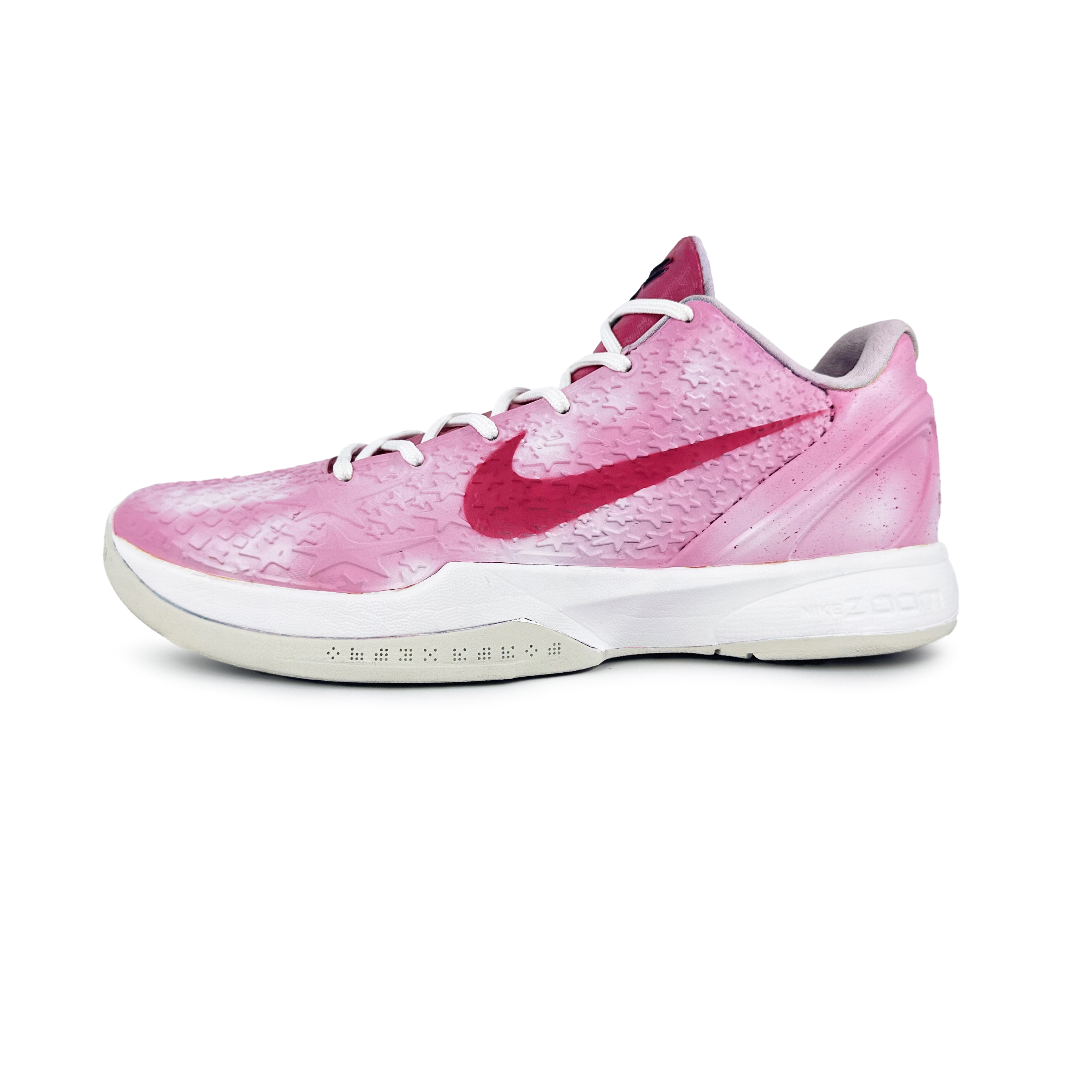 

Nike Баскетбольные кроссовки Zoom Kobe 6 мужские низкие розовые/красные/белые