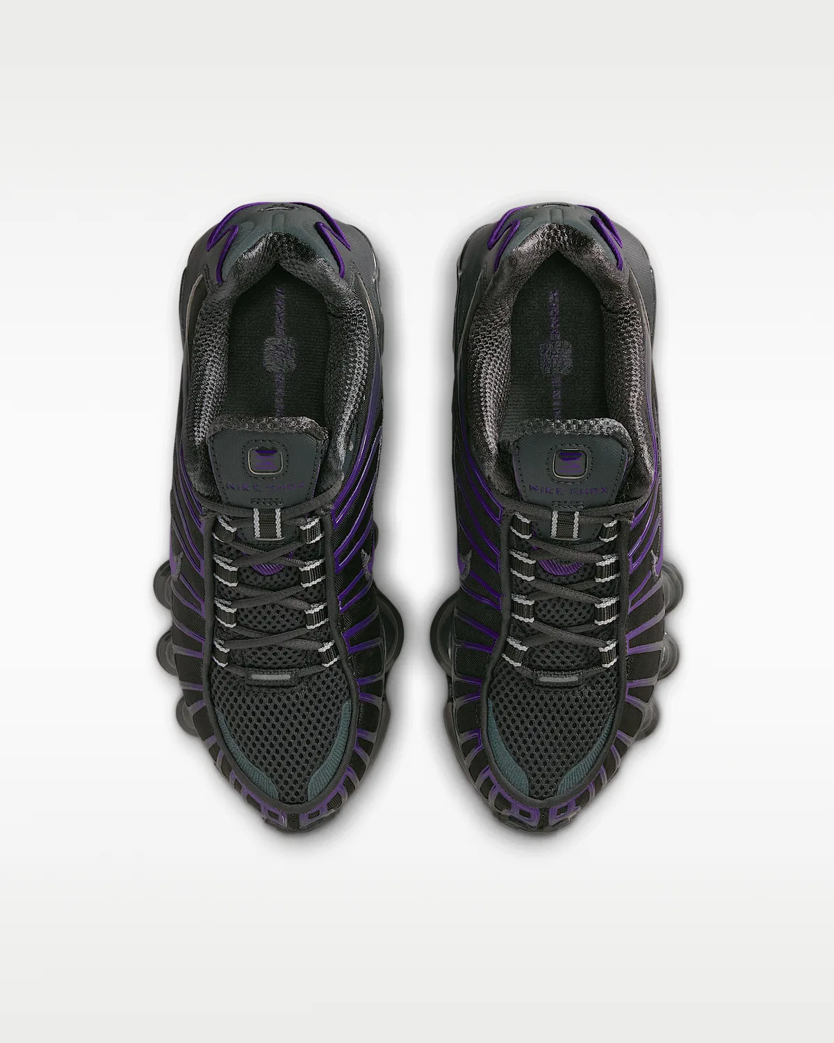 Детские кроссовки Nike Shox TL, Dark Smoke Grey/Court Purple — фото 4