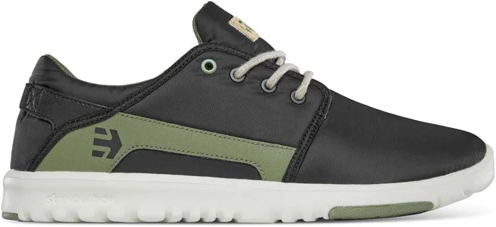Мужские скейтбордистские кроссовки Etnies Scout X TFTF, Black Olive — фото 2