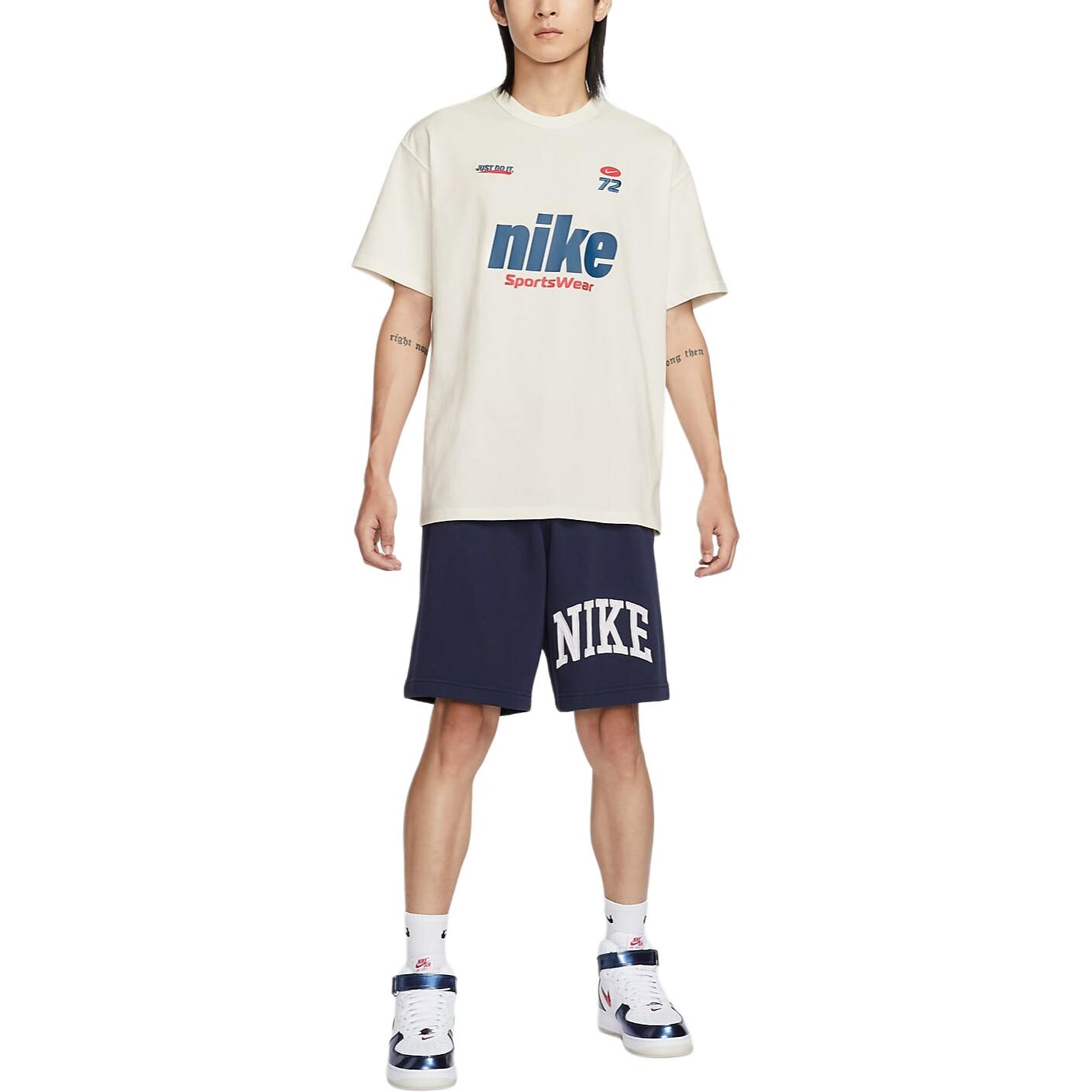 Футболка серии Sportswear Essentials для мужчин Sail White Nike, белый — фото 3