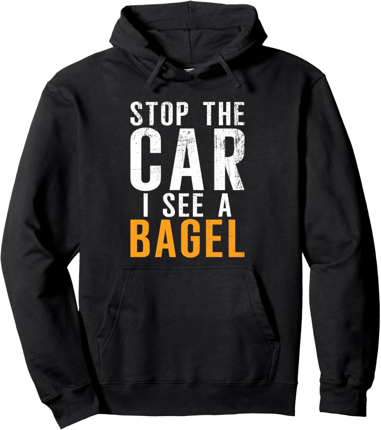 

Худи с забавным рисунком бублика «Останови машину, я вижу бублик» Bagel Gifts & Bagel Gadget, черный
