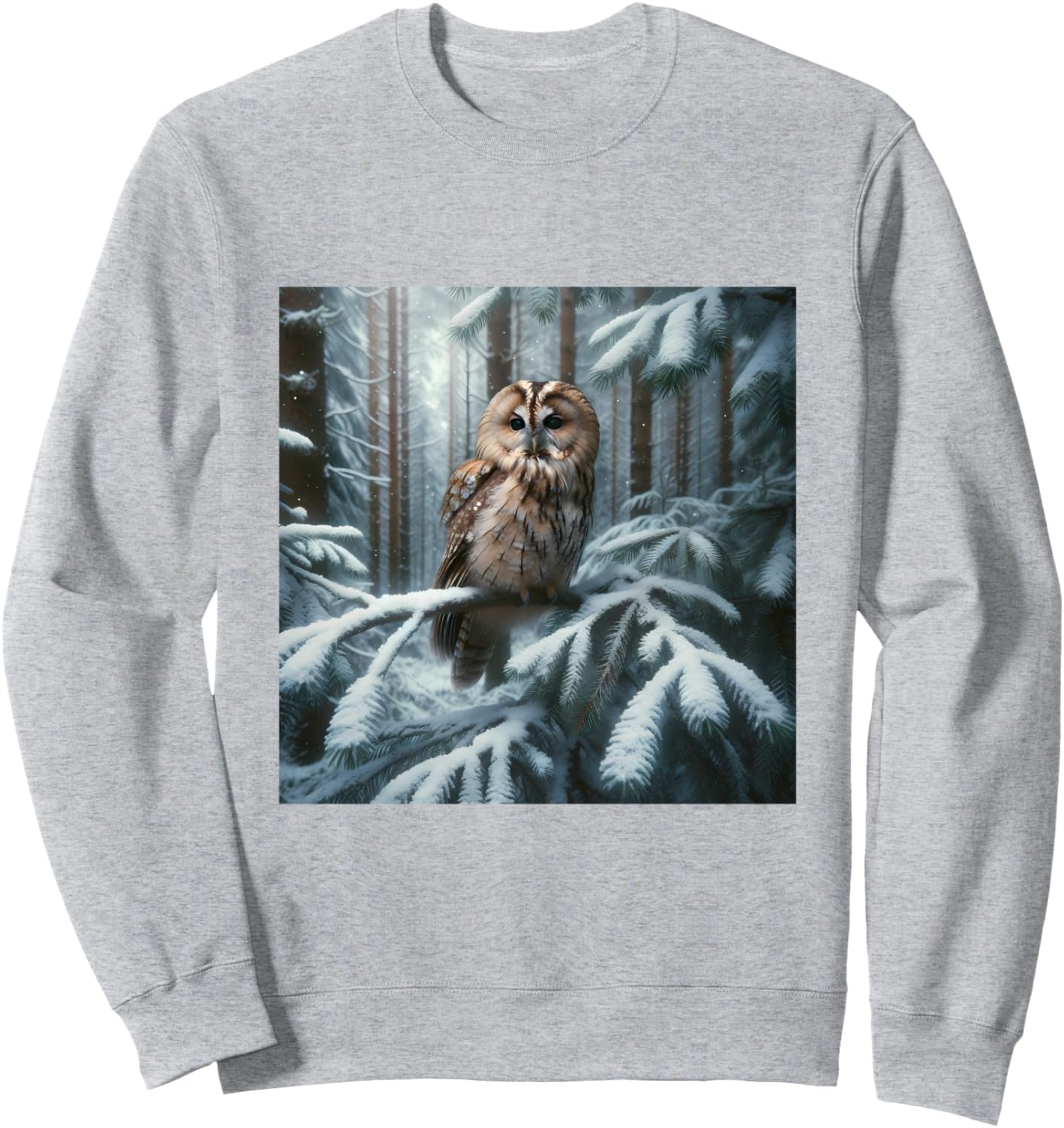 

Толстовка древнегреческая сова, яркая птица, гик, бохо, природа Owl Gifts And Shirts, серый