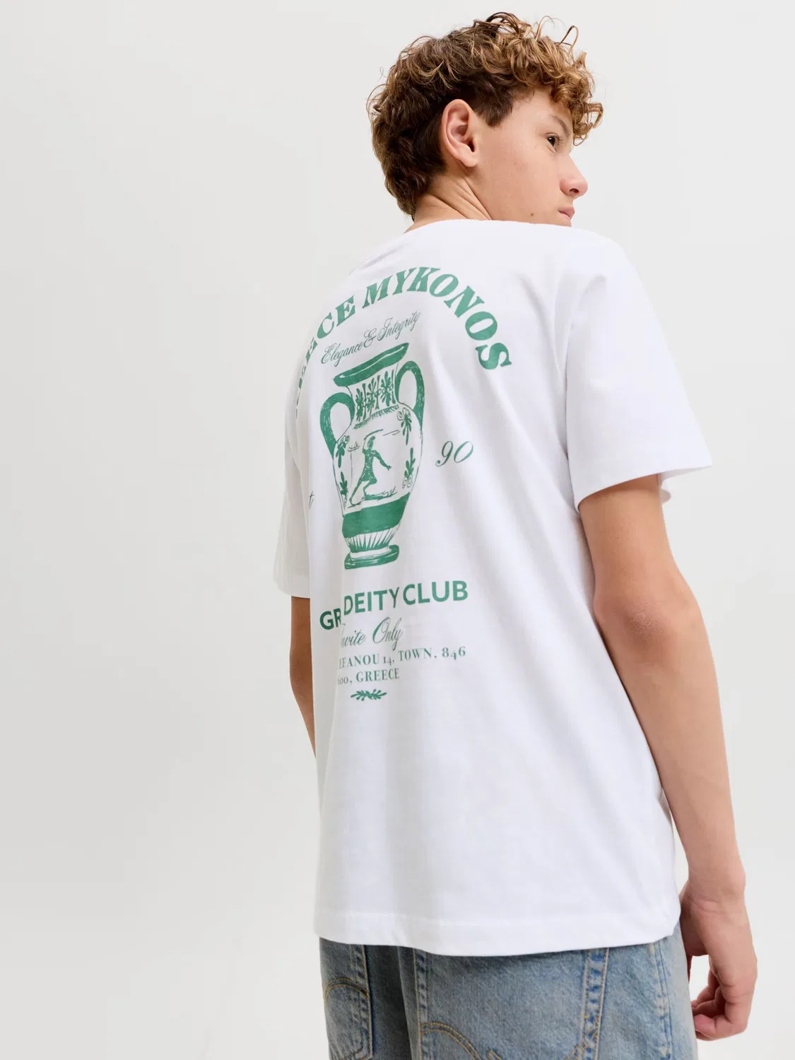 Футболка Jack & Jones Junior, White — фото 3