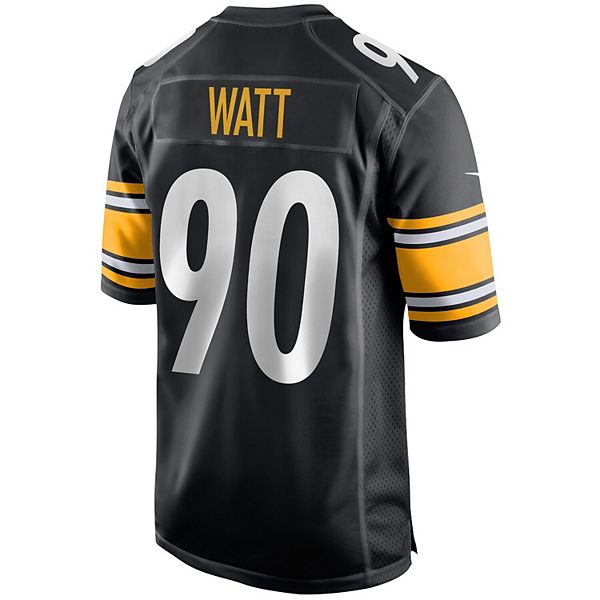 Футболка мужская T J Watt черная Pittsburgh Steelers Nike — фото 4