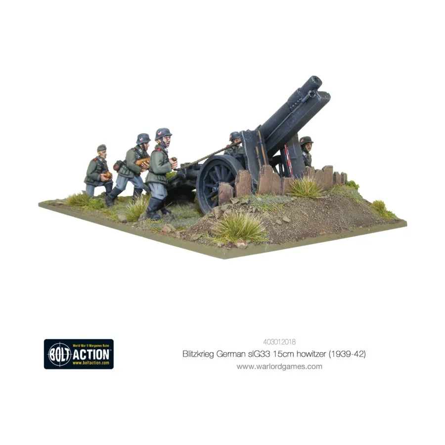 

Немецкая 15-см гаубица sIG33 «Блицкриг» (1939-42 гг.), Bolt Action - German - Blitzkrieg (28mm)