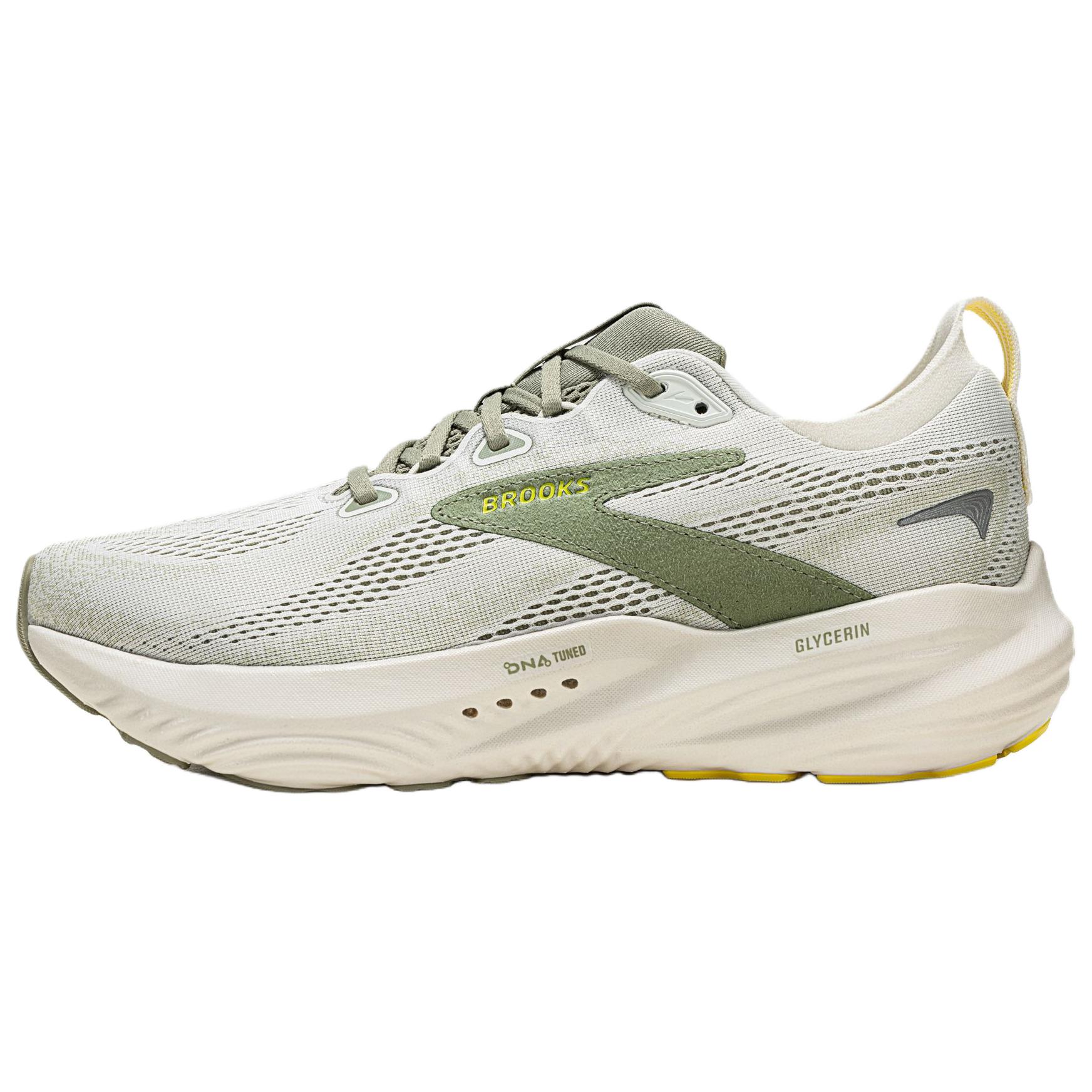

Brooks Кроссовки для бега Glycerin 22 с антискользящим покрытием, износостойкие, низкие, бежевые, мужские