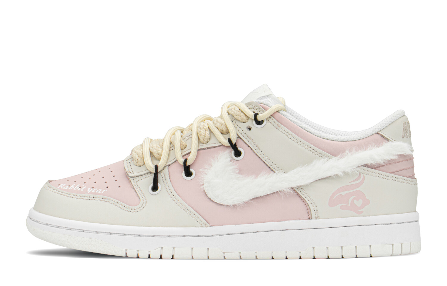 

Кроссовки Nike Dunk Skateboard Shoes Women's Low-Top Pink White