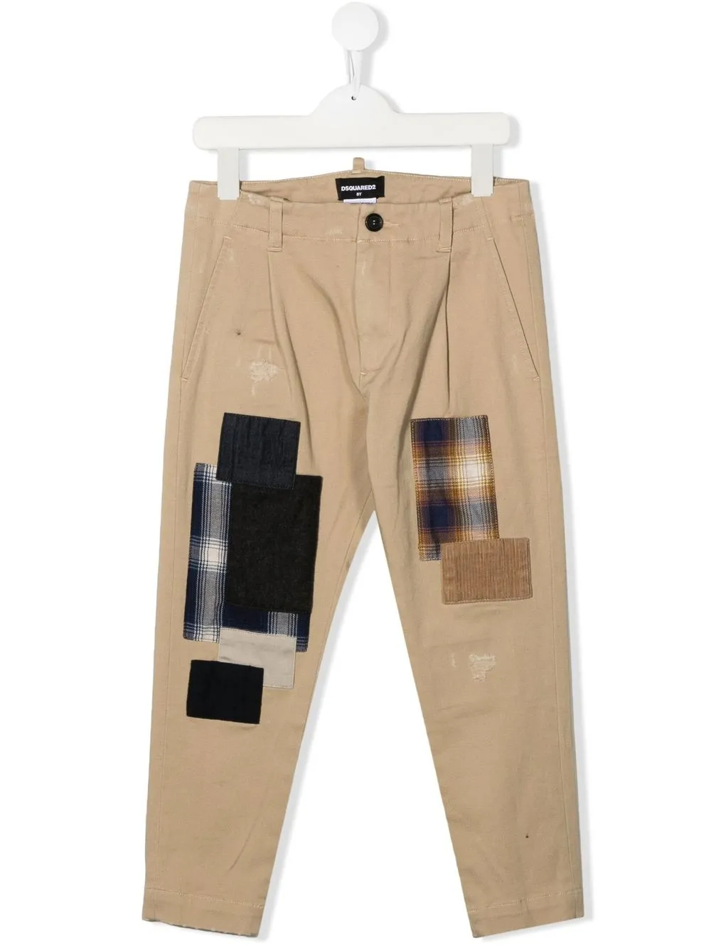 

Брюки чинос с нашивками DSQUARED2 KIDS, нейтральный