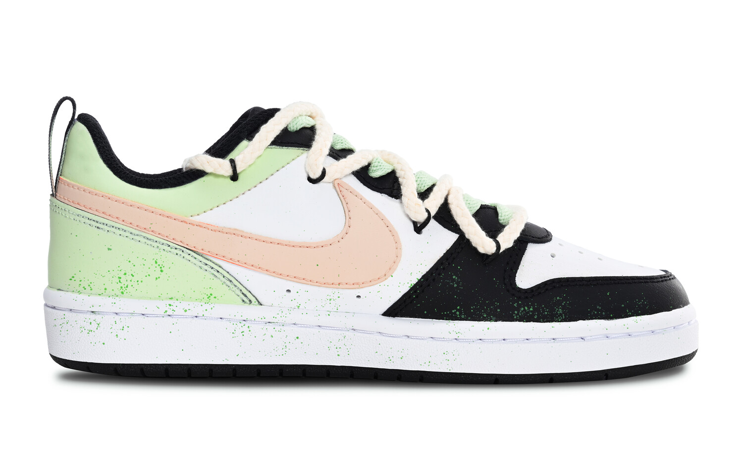 

Кроссовки Nike Court Borough Skateboarding Shoes Women's Low-top Green/Pink, светло-зеленый