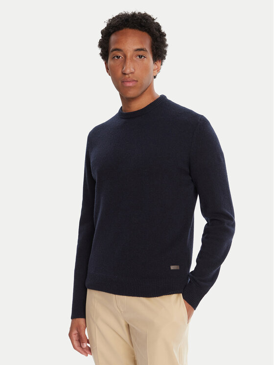 

Свитер regular fit Patch Crew MKN0584NY91 Barbour, синий