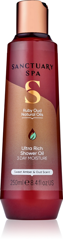 

Питательное масло для душа Ruby Oud с питательным эффектом Sanctuary Spa, 250 мл
