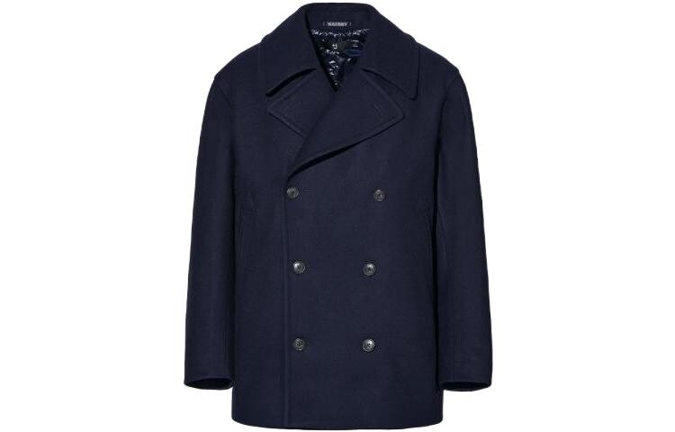 

Пальто мужское темно-синее Uniqlo, темно-синий