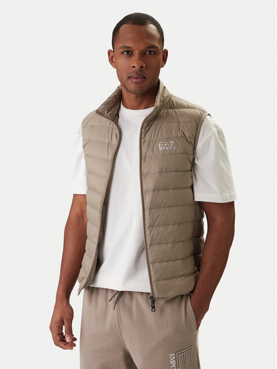 

Жилет regular fit 8NPQ06 PNGPZ U6167 Ea7 Emporio Armani, бежевый