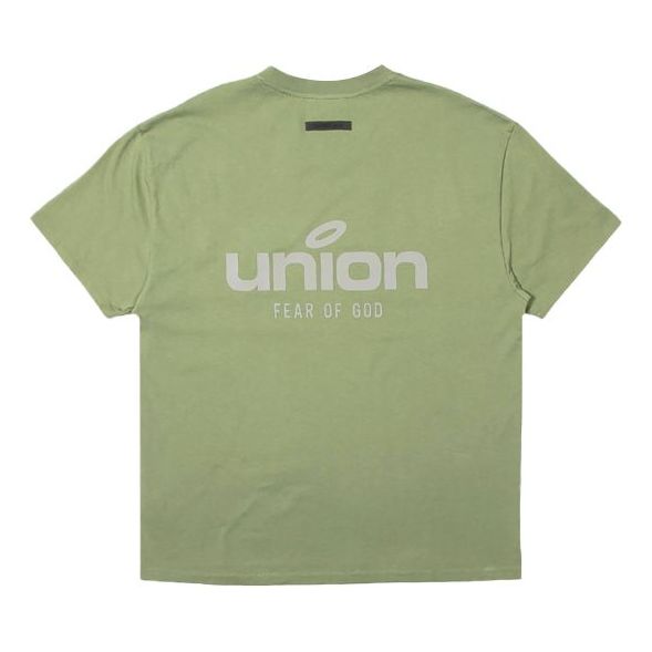 

Футболка Fear of God Essentials x Union LA FW21 Vintage Tee Army FOG-FW21-092, зеленый
