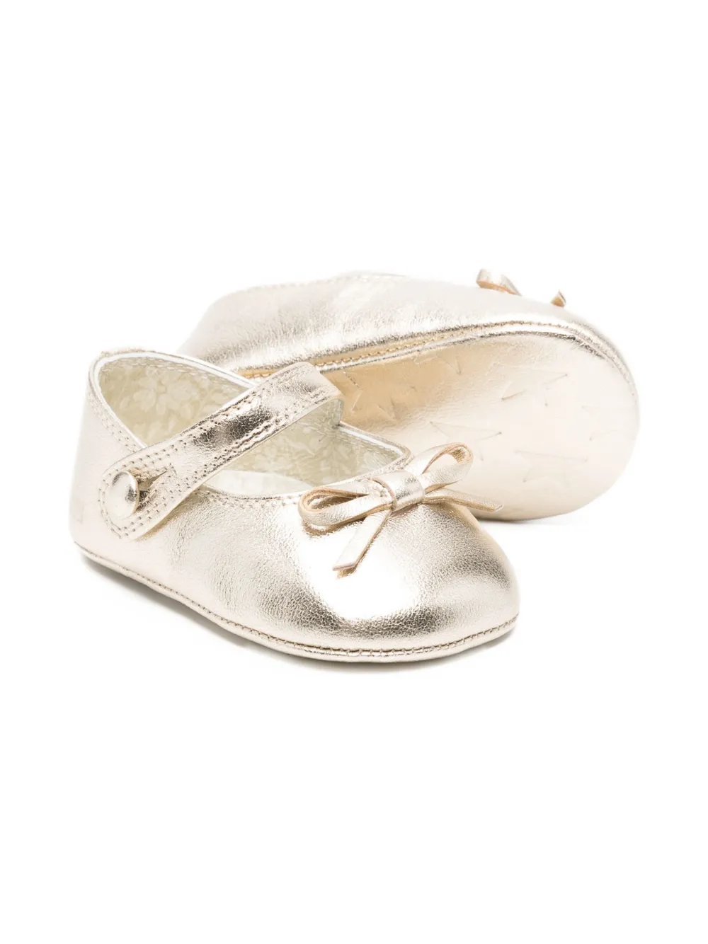 Балетки Sofi с бантом Golden Goose Kids, золотистый — фото 2