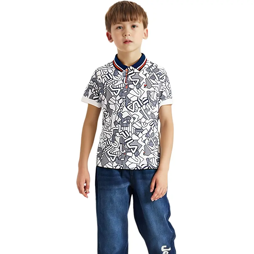 Футболка с принтом по всей поверхности для подростков FILA KIDS — фото 4