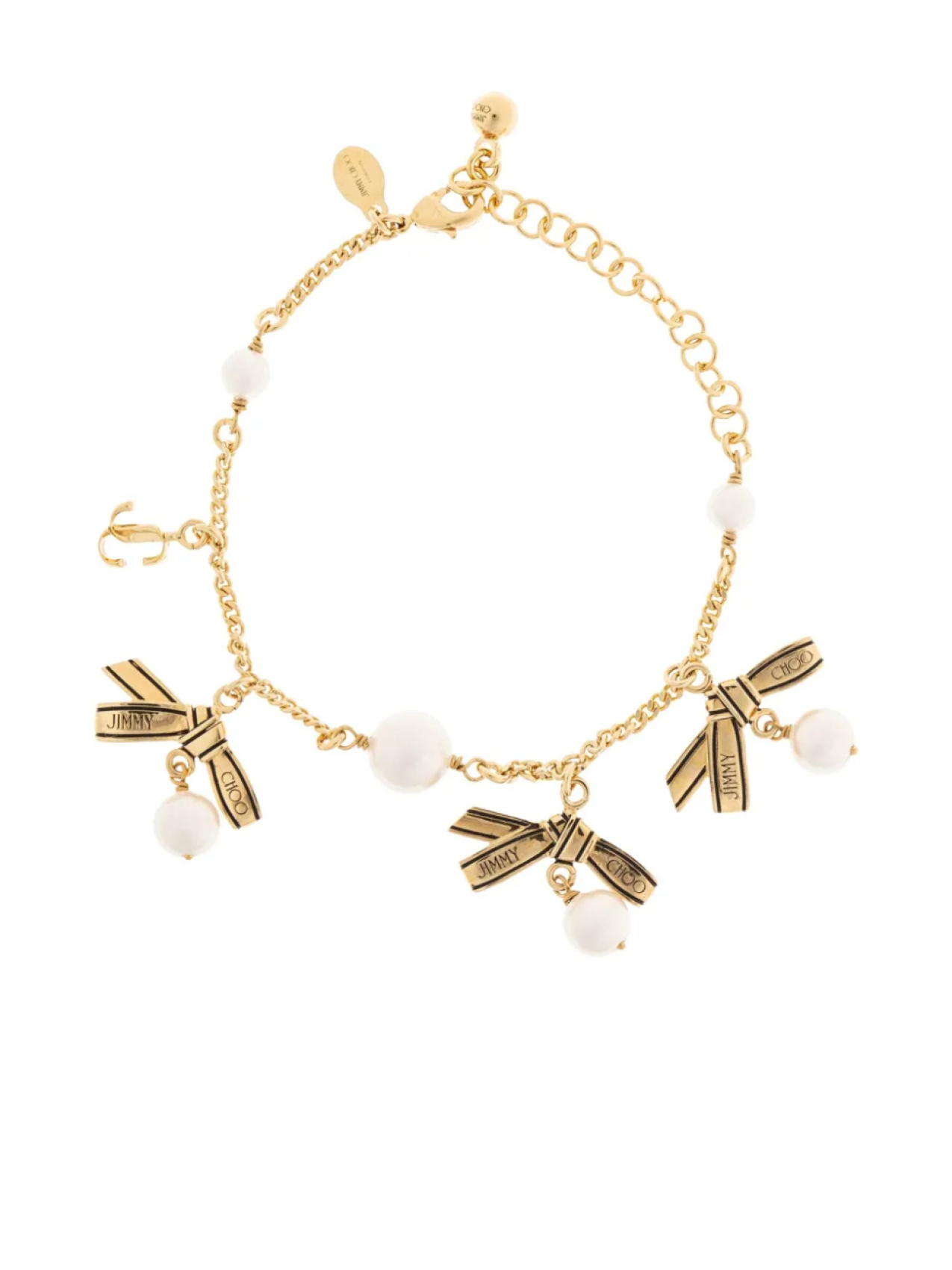 

Браслет-лента Jimmy Choo, золотой