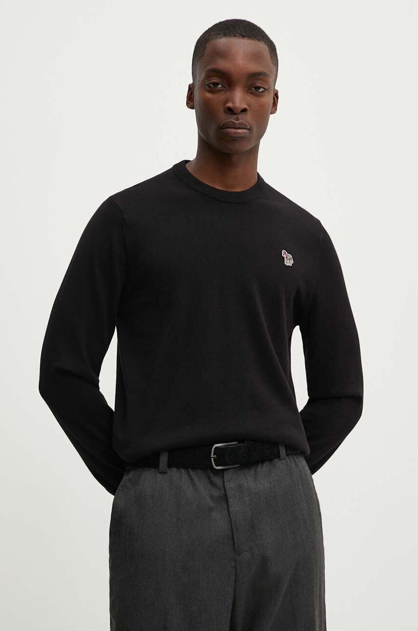 

Хлопковый свитер PS Paul Smith, черный